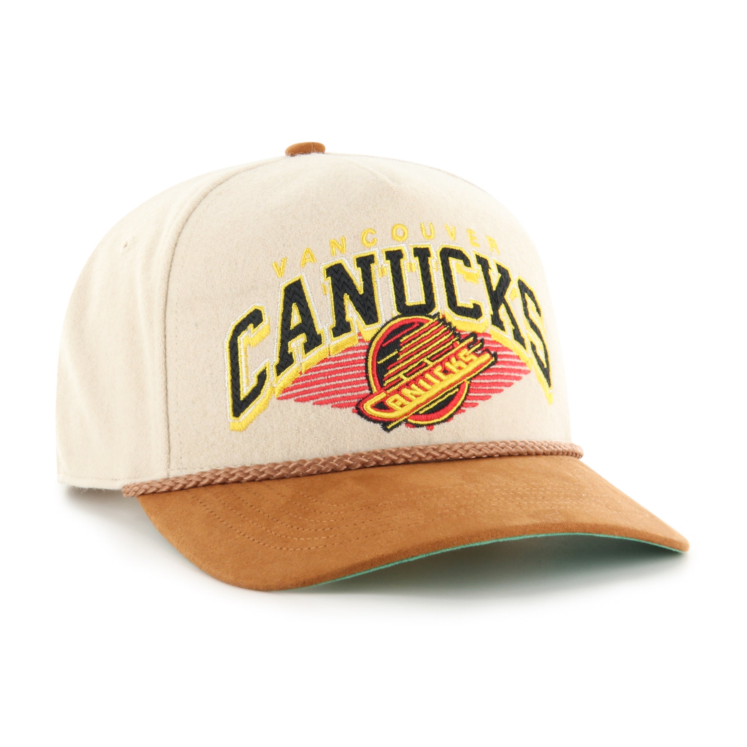 Vancouver Canucks NHL 47 Brand Men's Pomona Wool Rope Hitch Snapback Hat