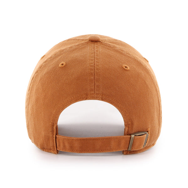 Texas Longhorns NCAA 47 Brand Men's Dark Orange Clean Up Adjustable Hat