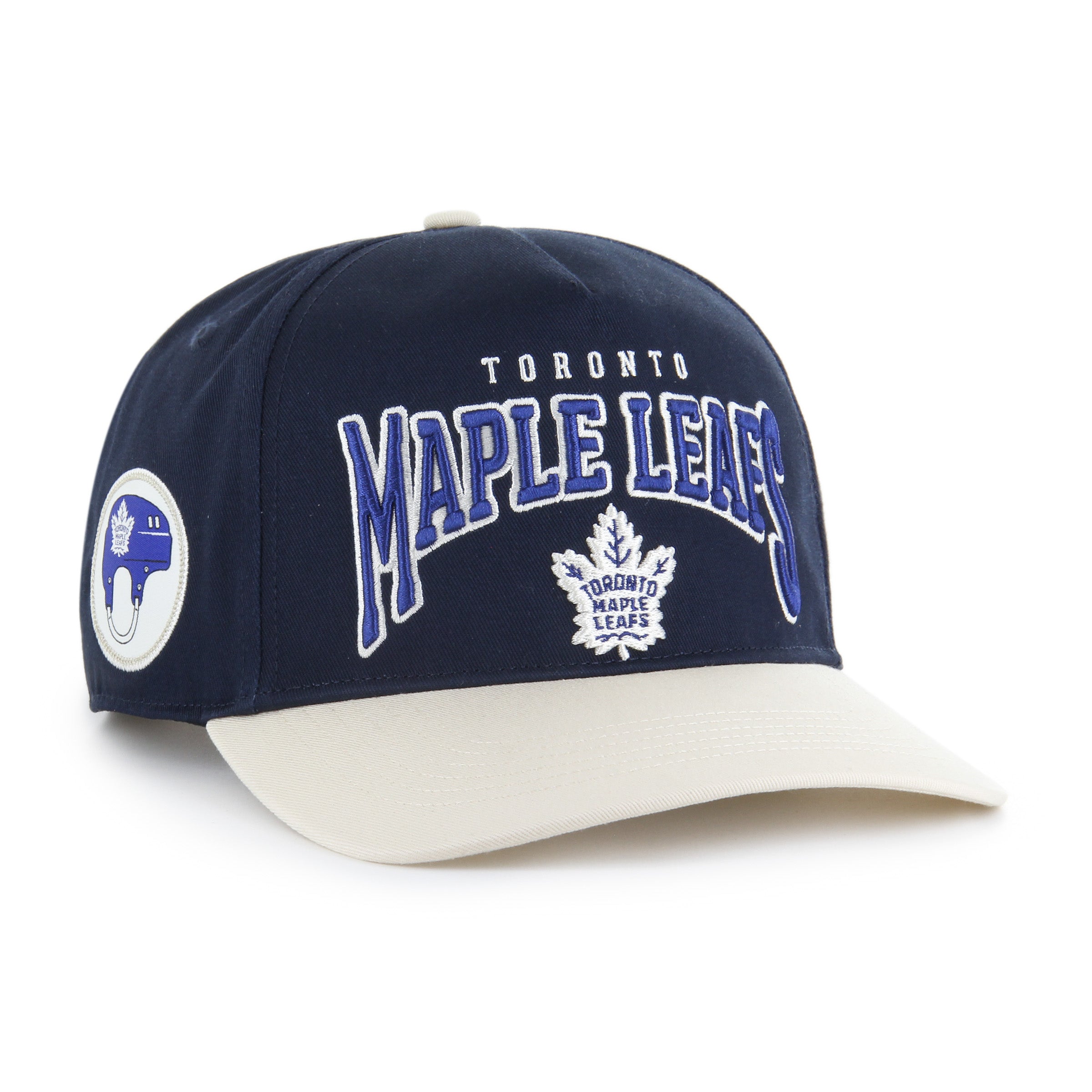 Toronto Maple Leafs NHL 47 Brand Men's Navy Hard Hat Arch Hitch Snapback Hat