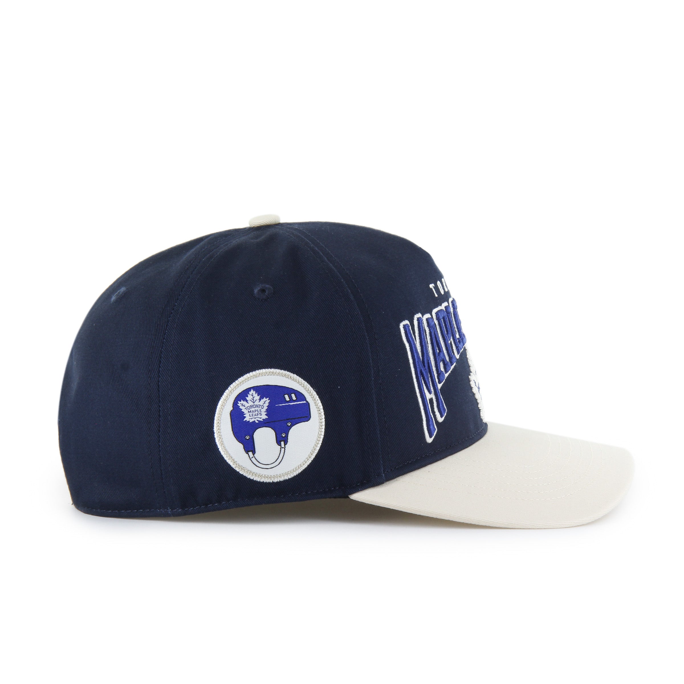 Toronto Maple Leafs NHL 47 Brand Men's Navy Hard Hat Arch Hitch Snapback Hat