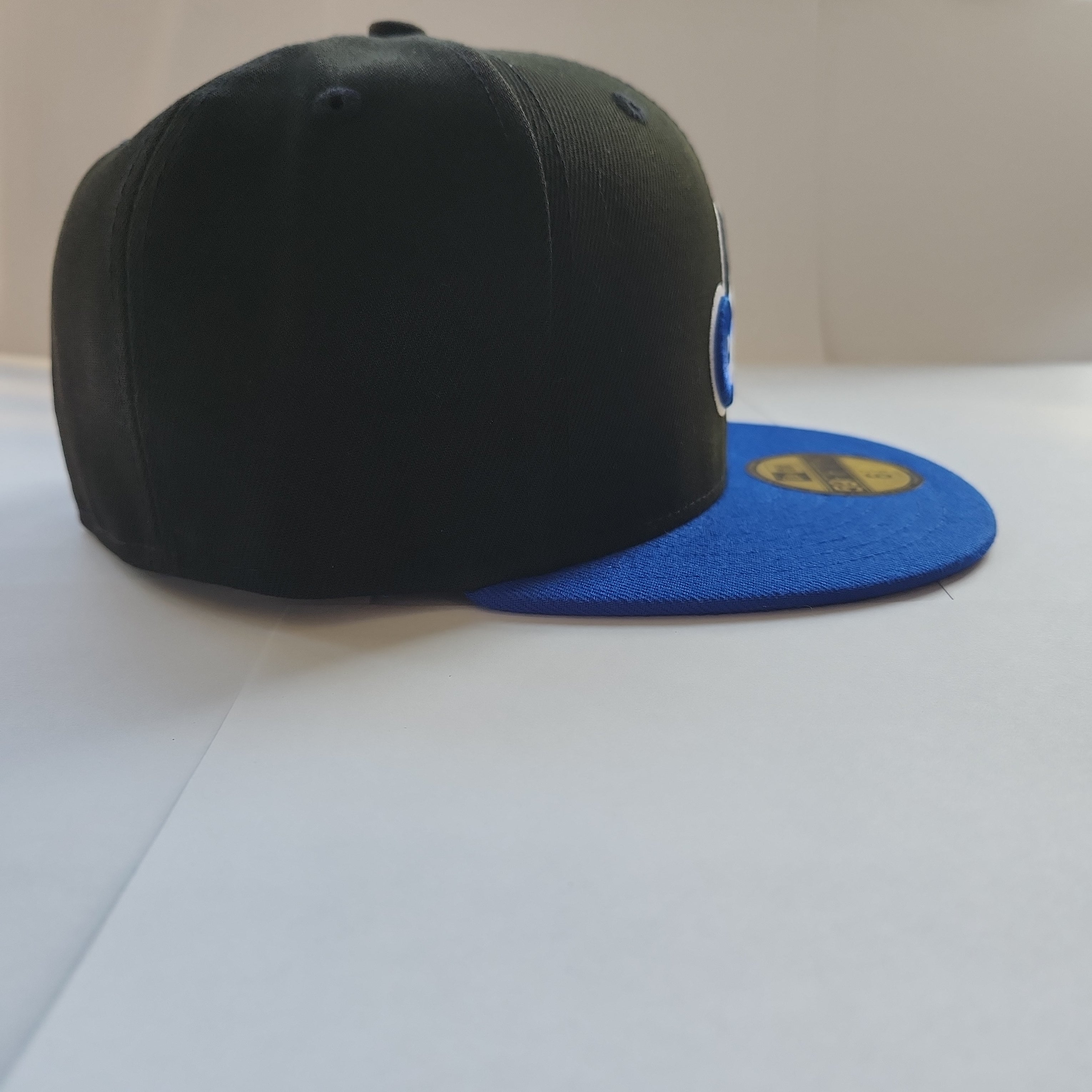 Montreal Expos MLB New Era Men's Black/Royal Blue 59Fifty Cooperstown Fitted Hat