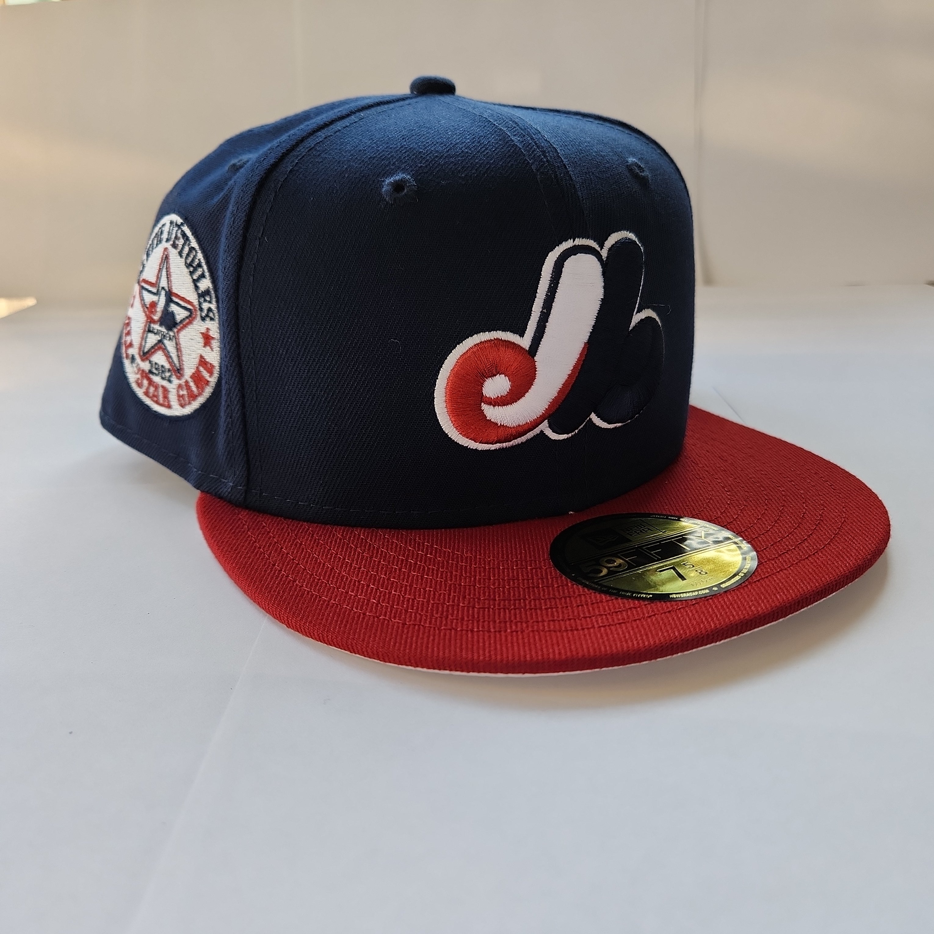 Montreal Expos MLB New Era Men's Navy 59Fifty 1982 All Star Game Cooperstown Fitted Hat