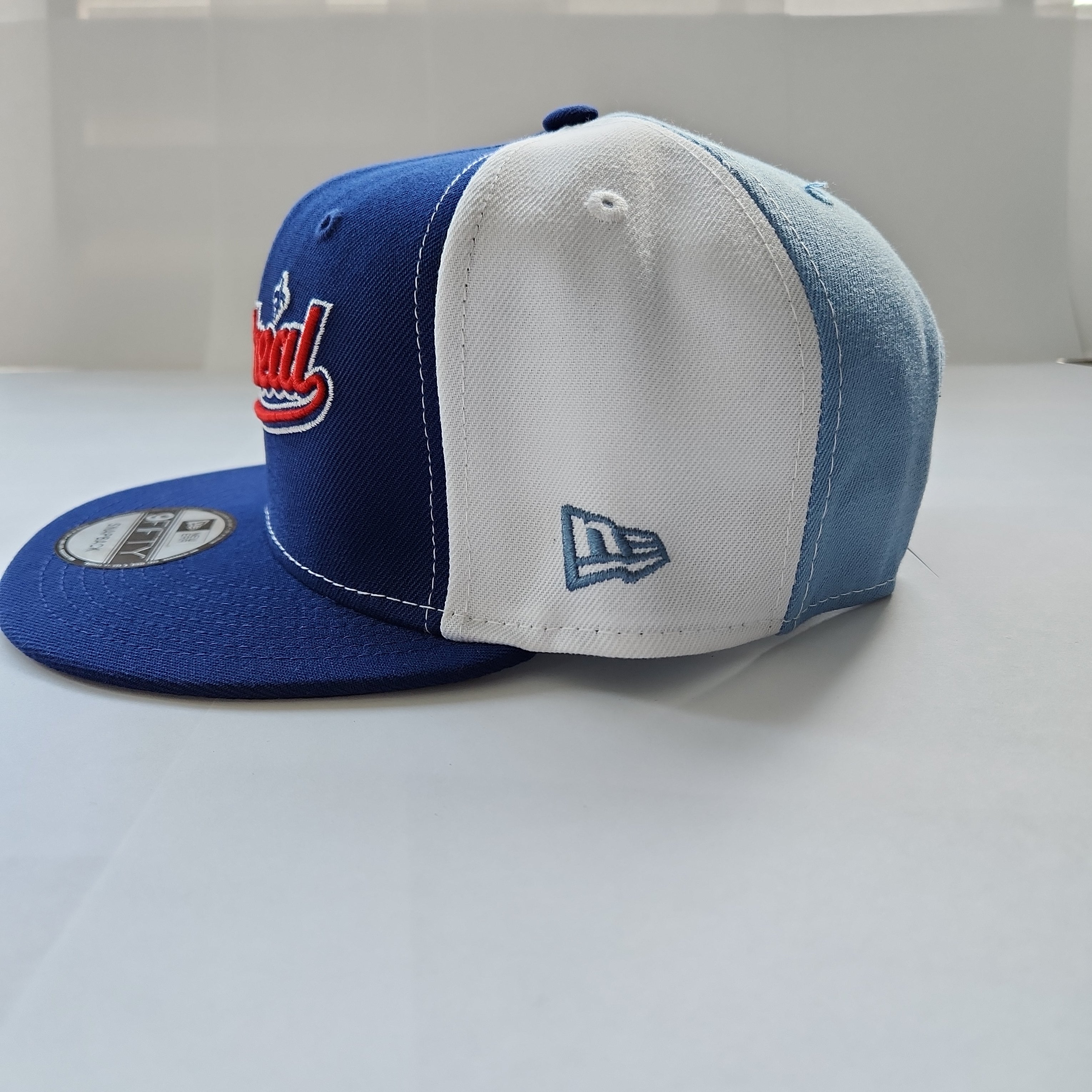 Montreal Expos MLB New Era Men's Royal Blue 9Fifty Olympic Stadium Patch Cooperstown Snapback