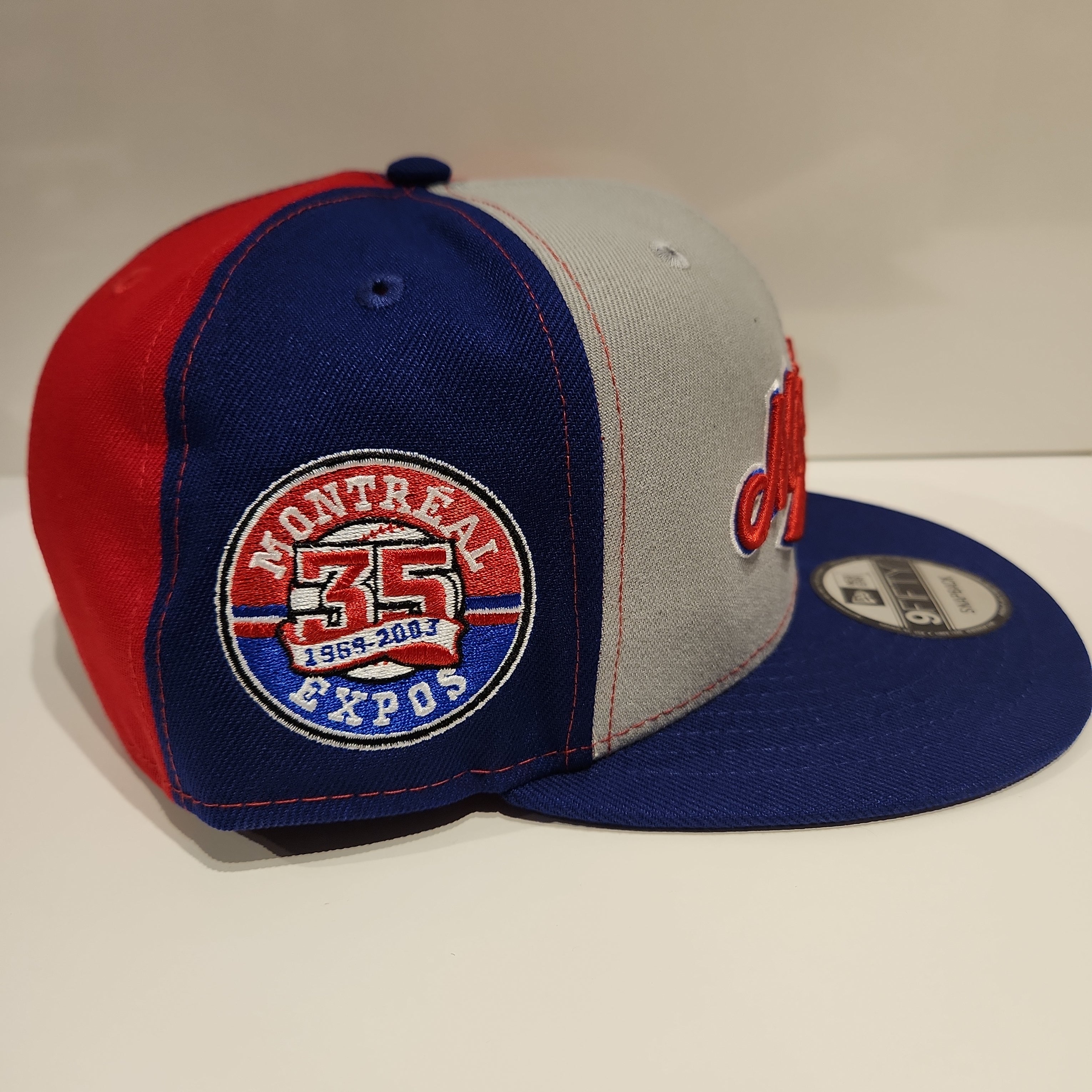 Montreal Expos MLB New Era Men's Grey 9Fifty Cooperstown 35th Anniversary Retro Uniform Snapback