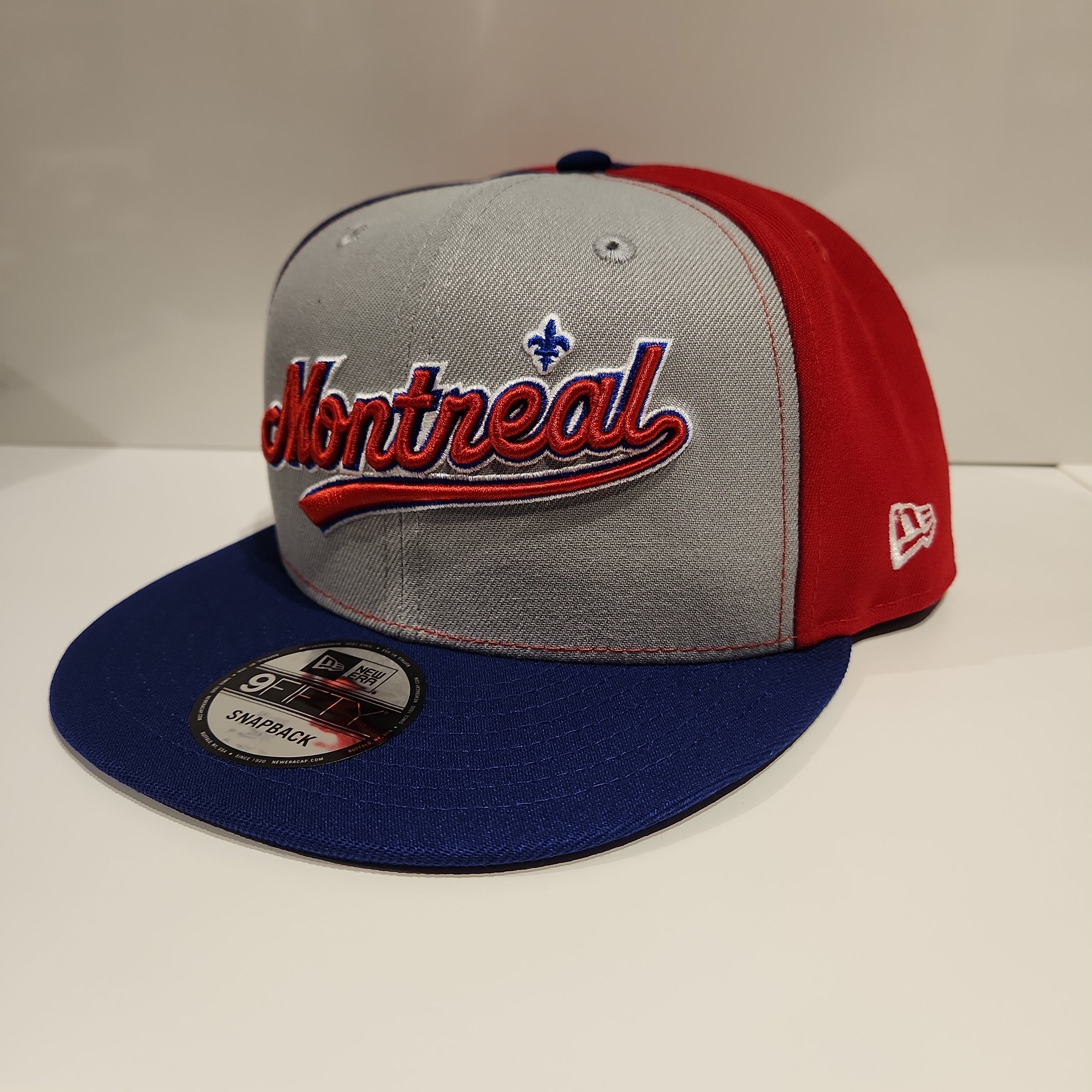 Montreal Expos MLB New Era Men's Grey 9Fifty Cooperstown 35th Anniversary Retro Uniform Snapback