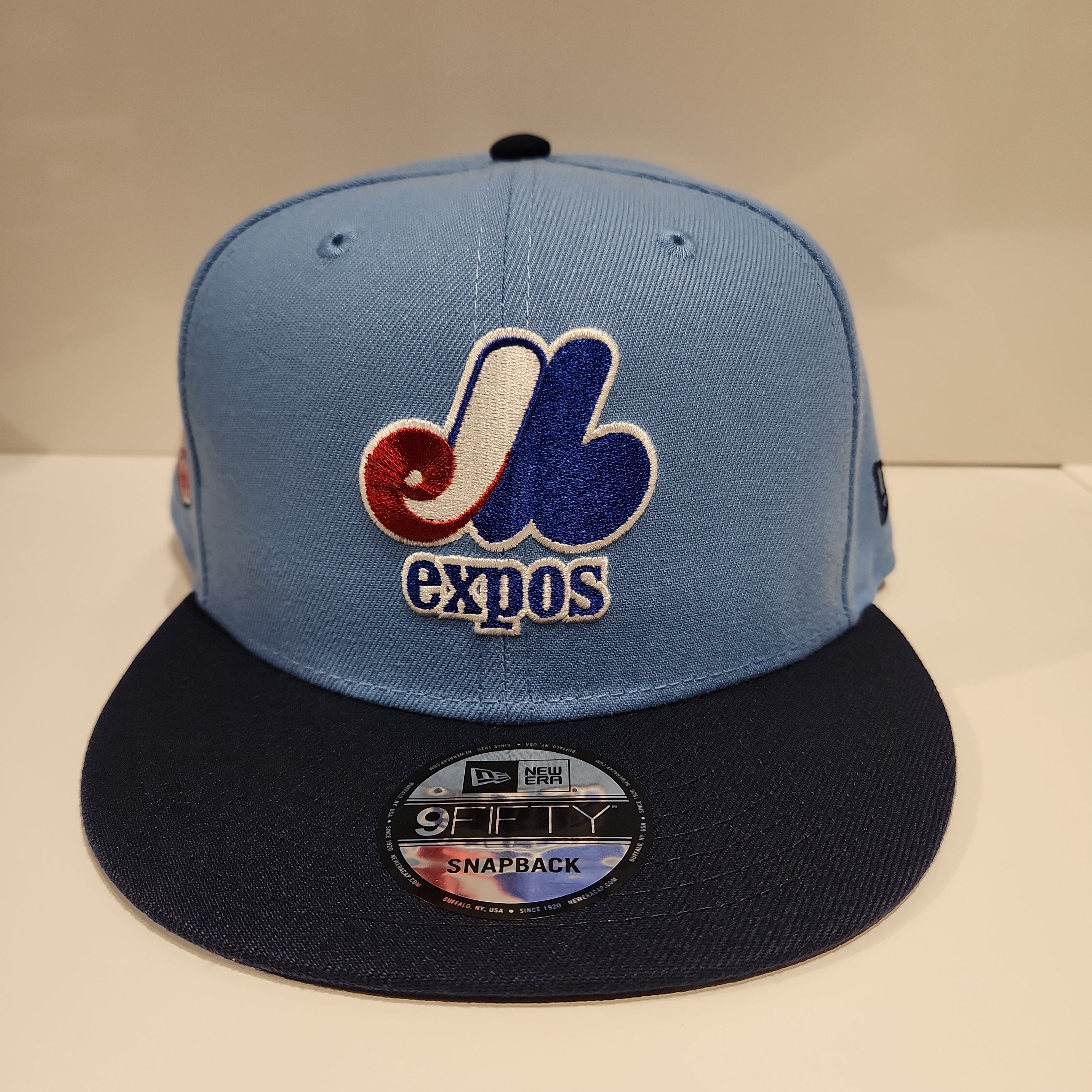 Montreal Expos MLB New Era Men's Light Blue 9Fifty Cooperstown 1982 All Star Game Retro Uniform Snapback