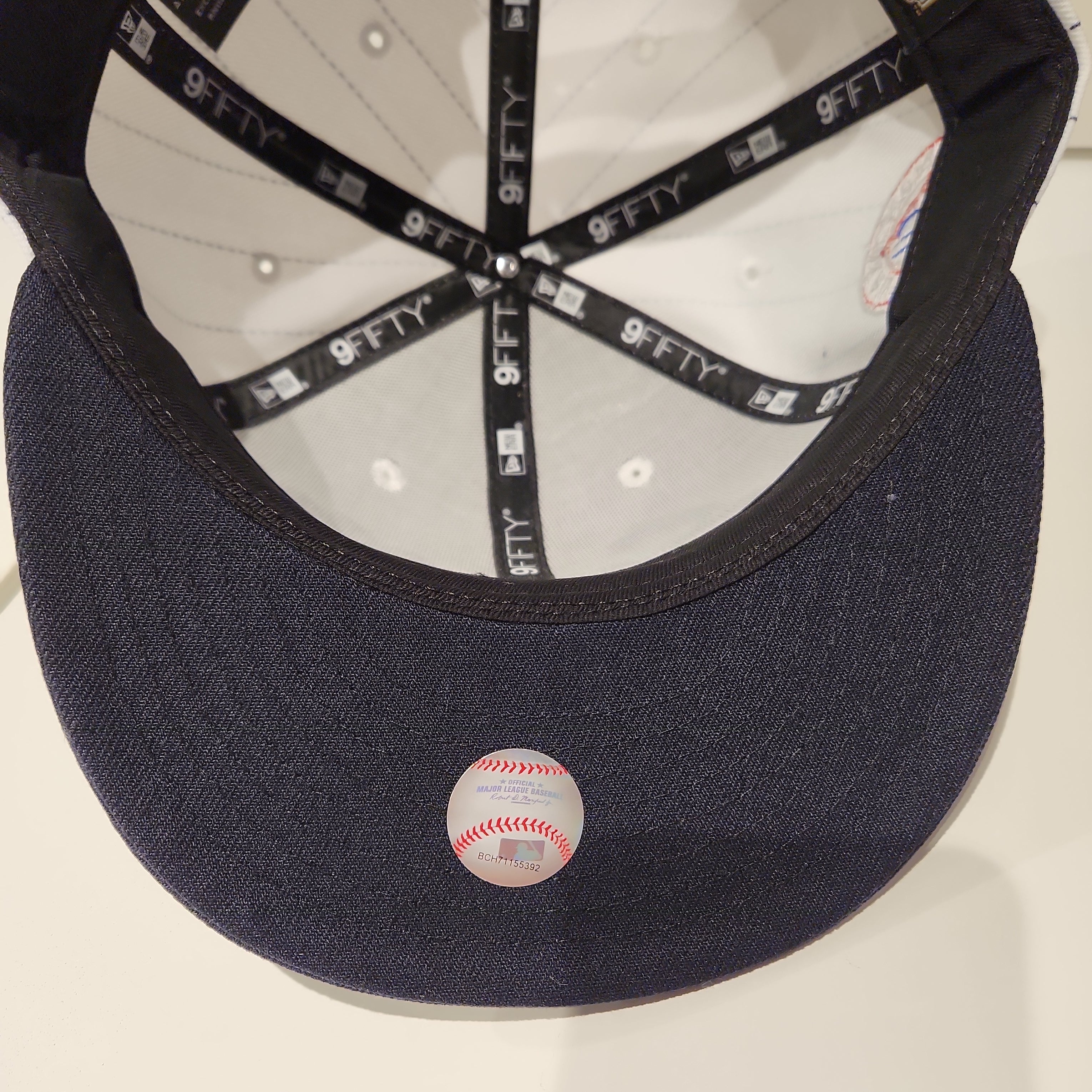 Montreal Expos MLB New Era Men's White 9Fifty Cooperstown Pinstripe Retro Uniform Snapback