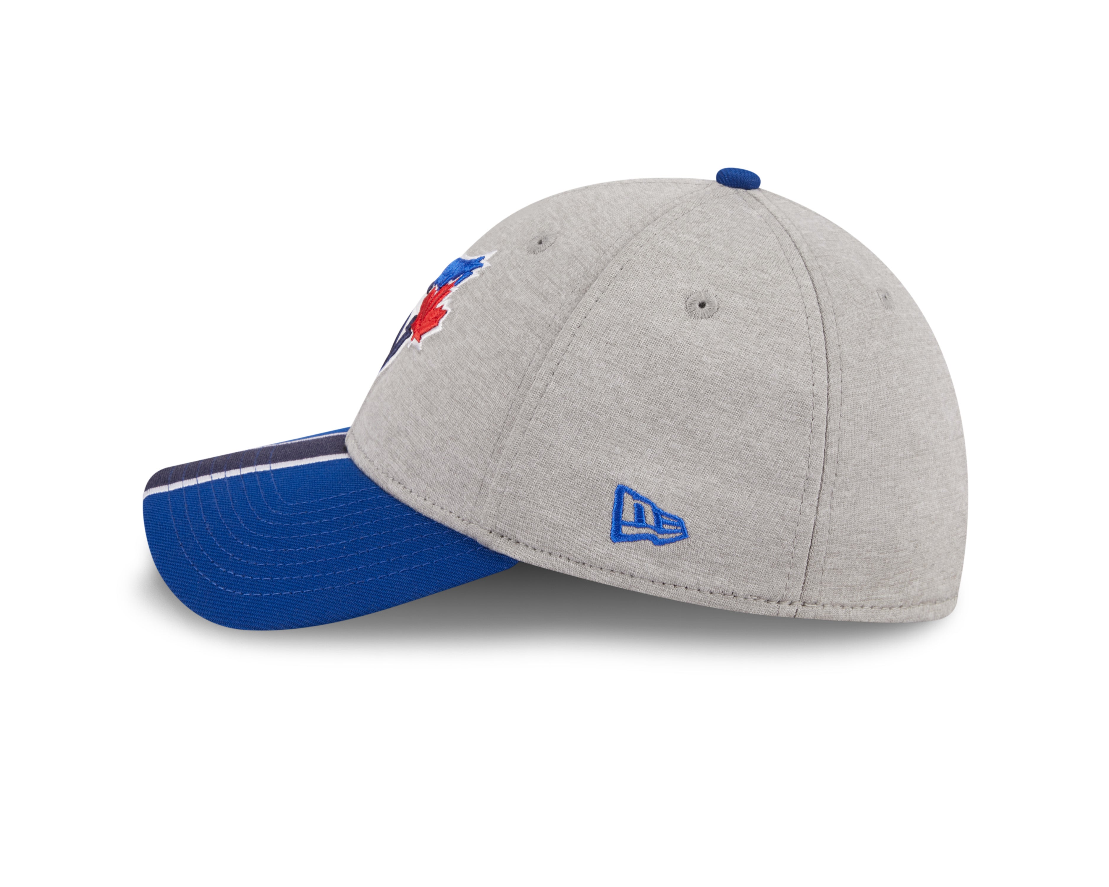 Toronto Blue Jays MLB New Era Men's Navy 39Thirty Stripe  E3 Stretch Fit Hat