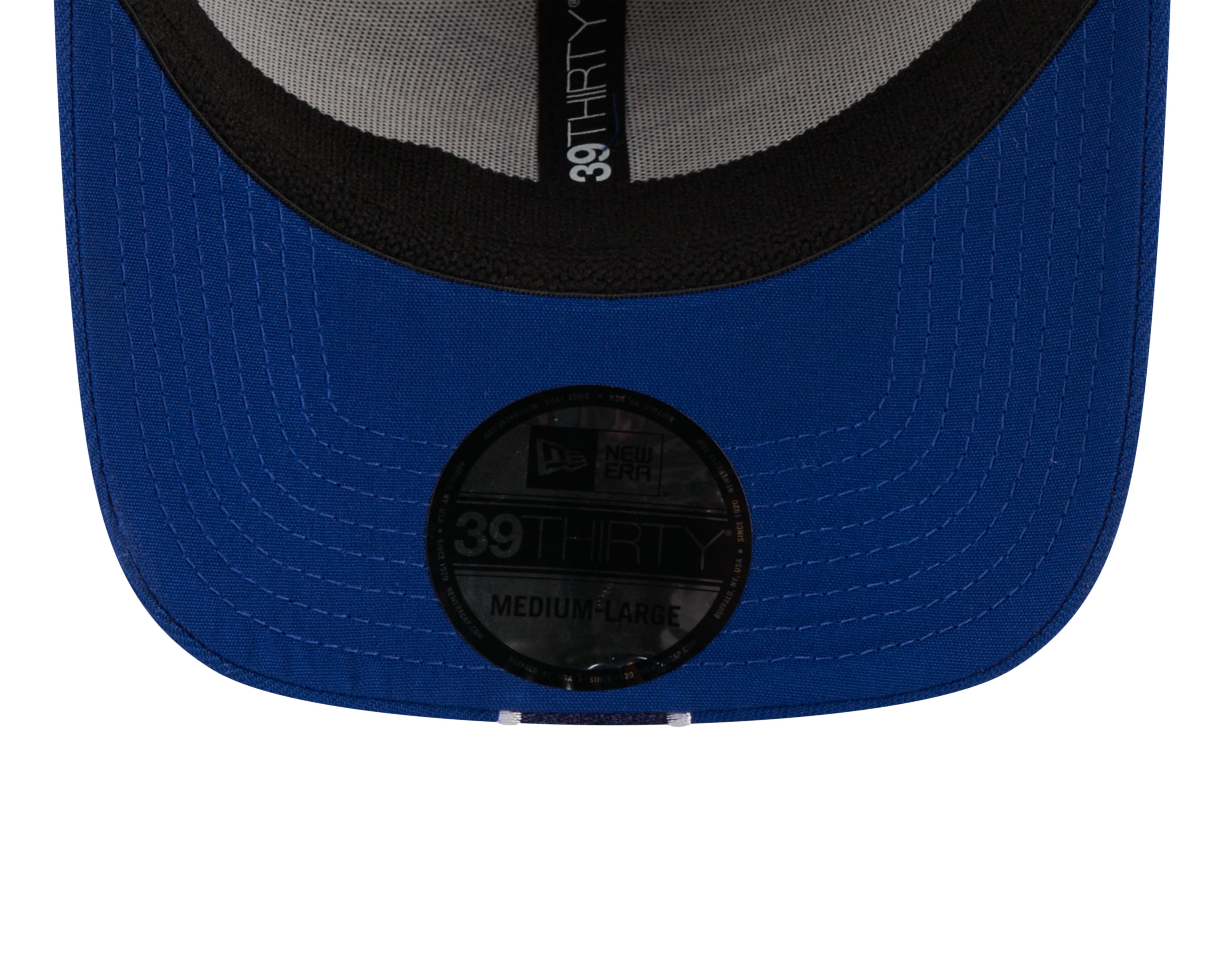 Toronto Blue Jays MLB New Era Men's Navy 39Thirty Stripe  E3 Stretch Fit Hat