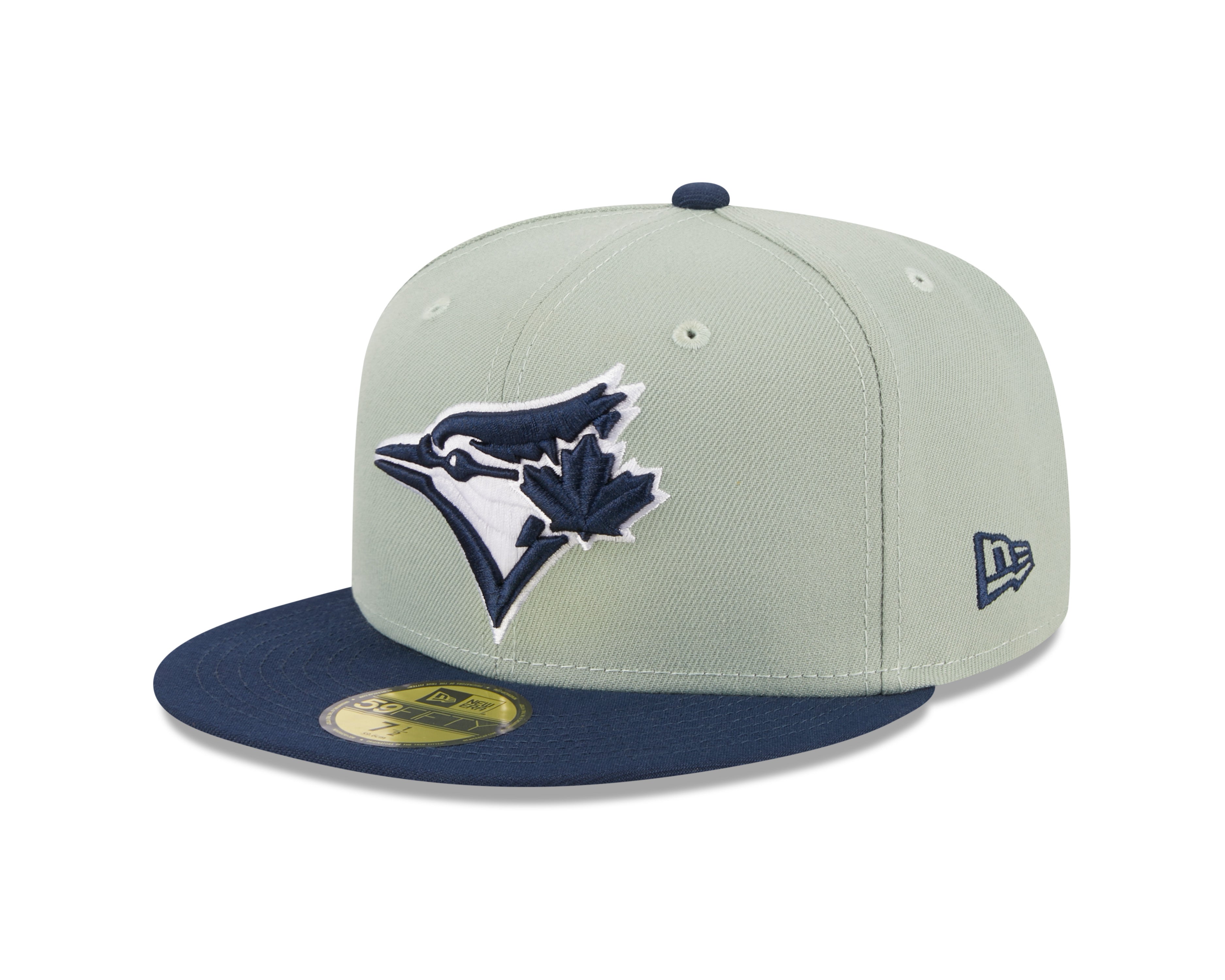 Toronto Blue Jays MLB New Era Casquette ajustée 59Fifty bicolore bleu marine/gris pour hommes