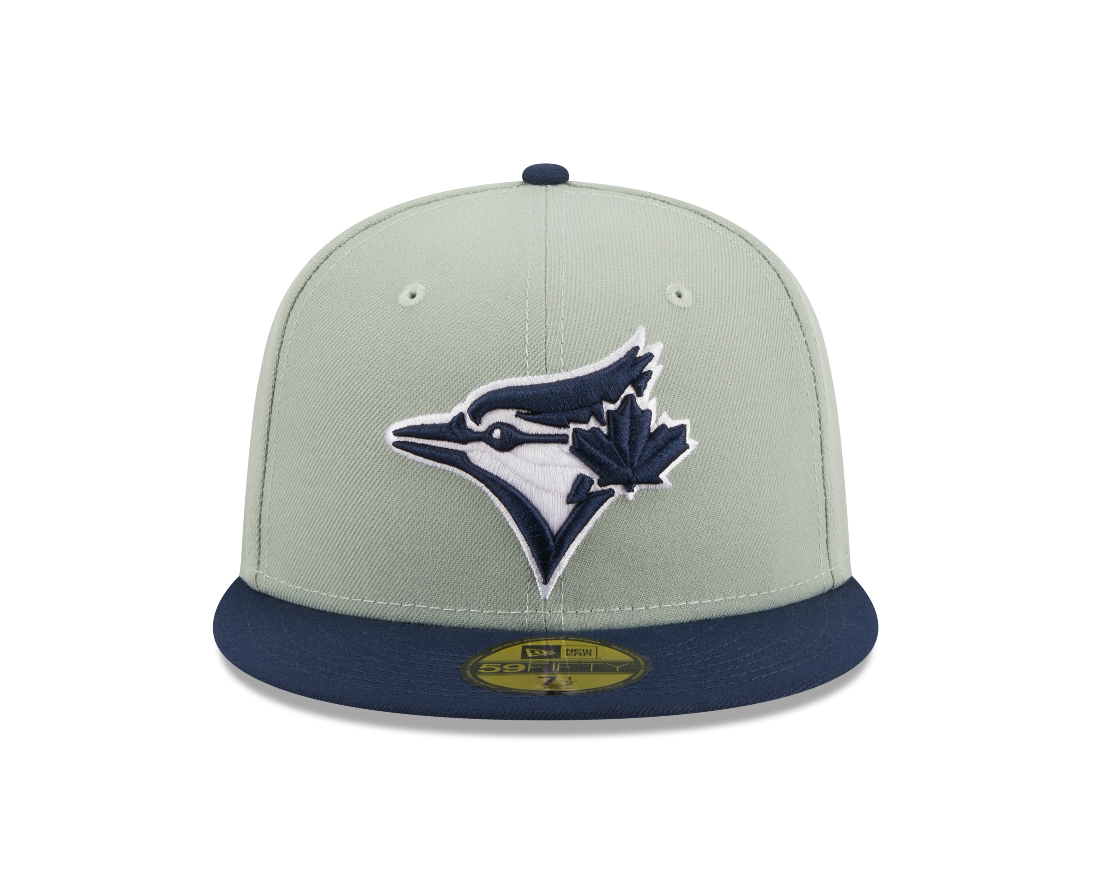 Toronto Blue Jays MLB New Era Casquette ajustée 59Fifty bicolore bleu marine/gris pour hommes