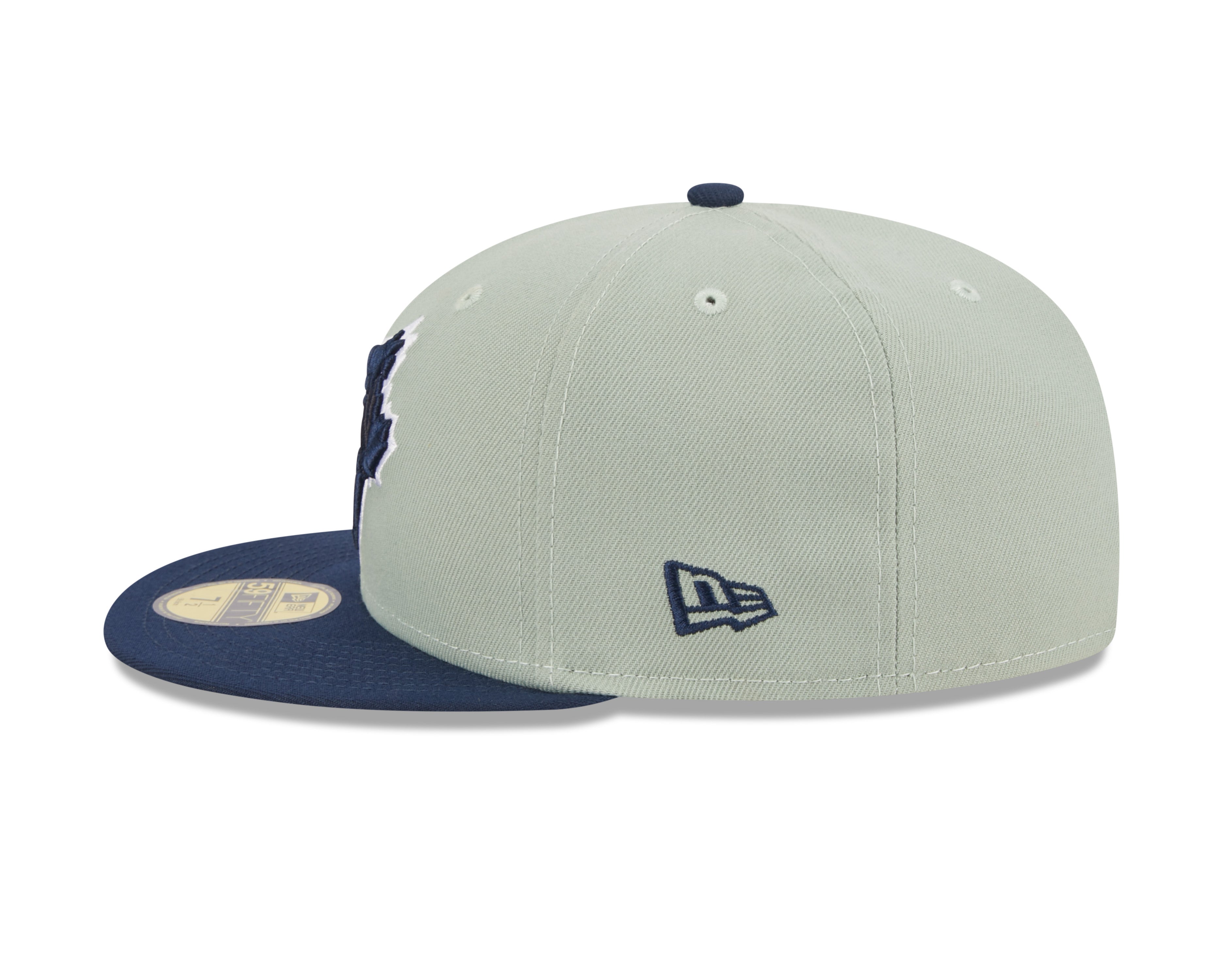 Toronto Blue Jays MLB New Era Casquette ajustée 59Fifty bicolore bleu marine/gris pour hommes