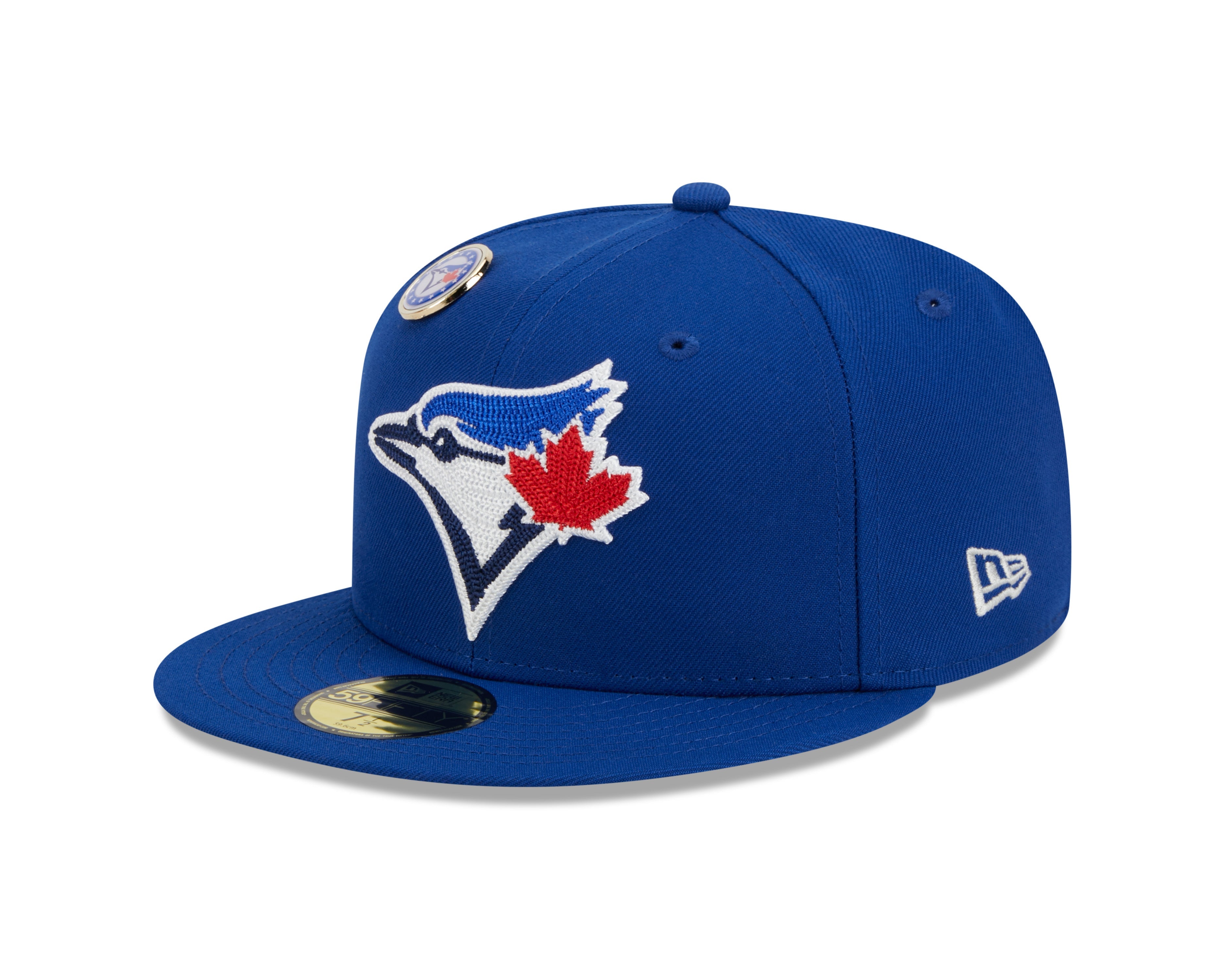 Toronto Blue Jays MLB New Era Men's Navy 59Fifty E3 Pin Fitted Hat