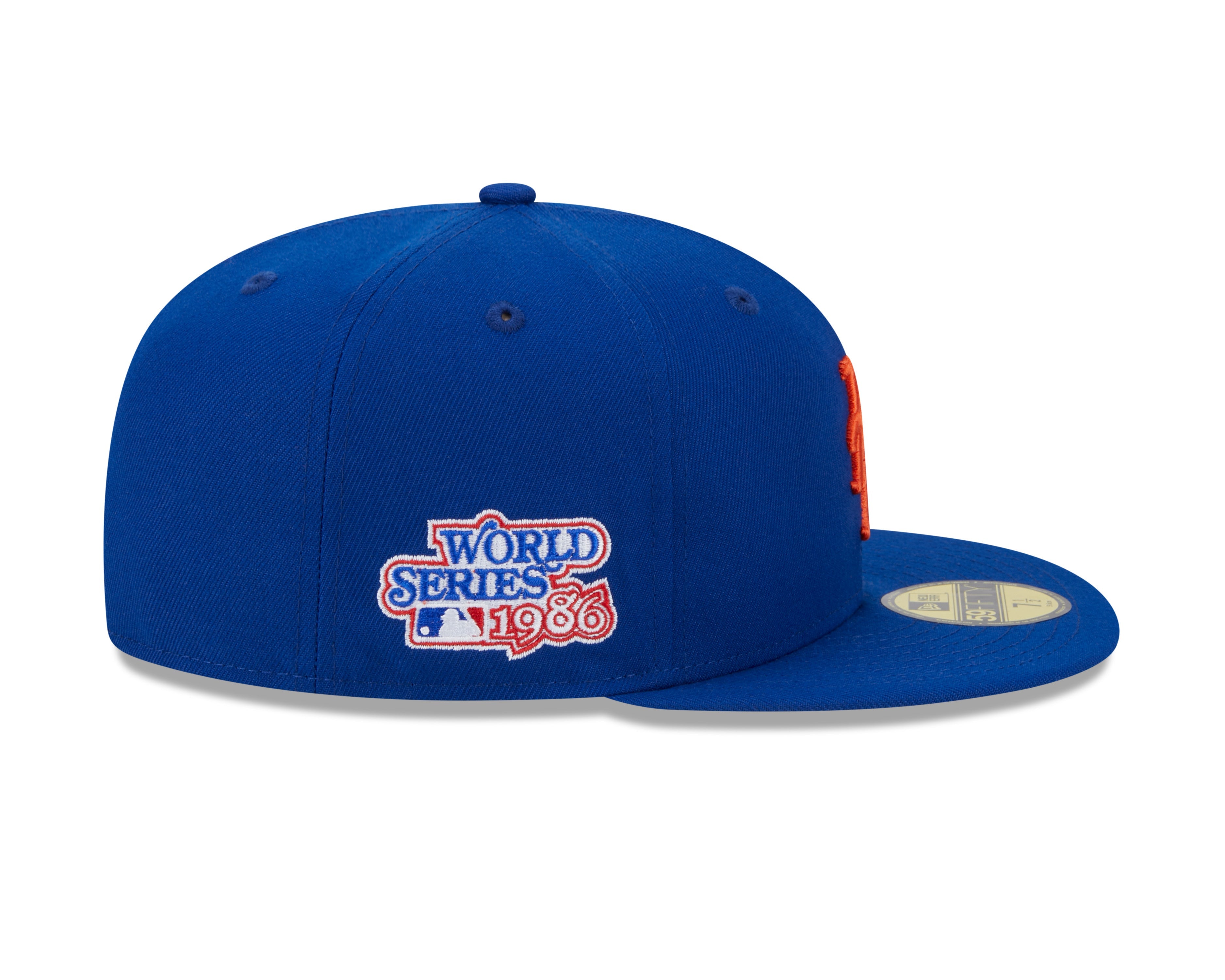 New York Mets MLB New Era Men's Royal Blue 59Fifty 1986 World Series Fitted Hat