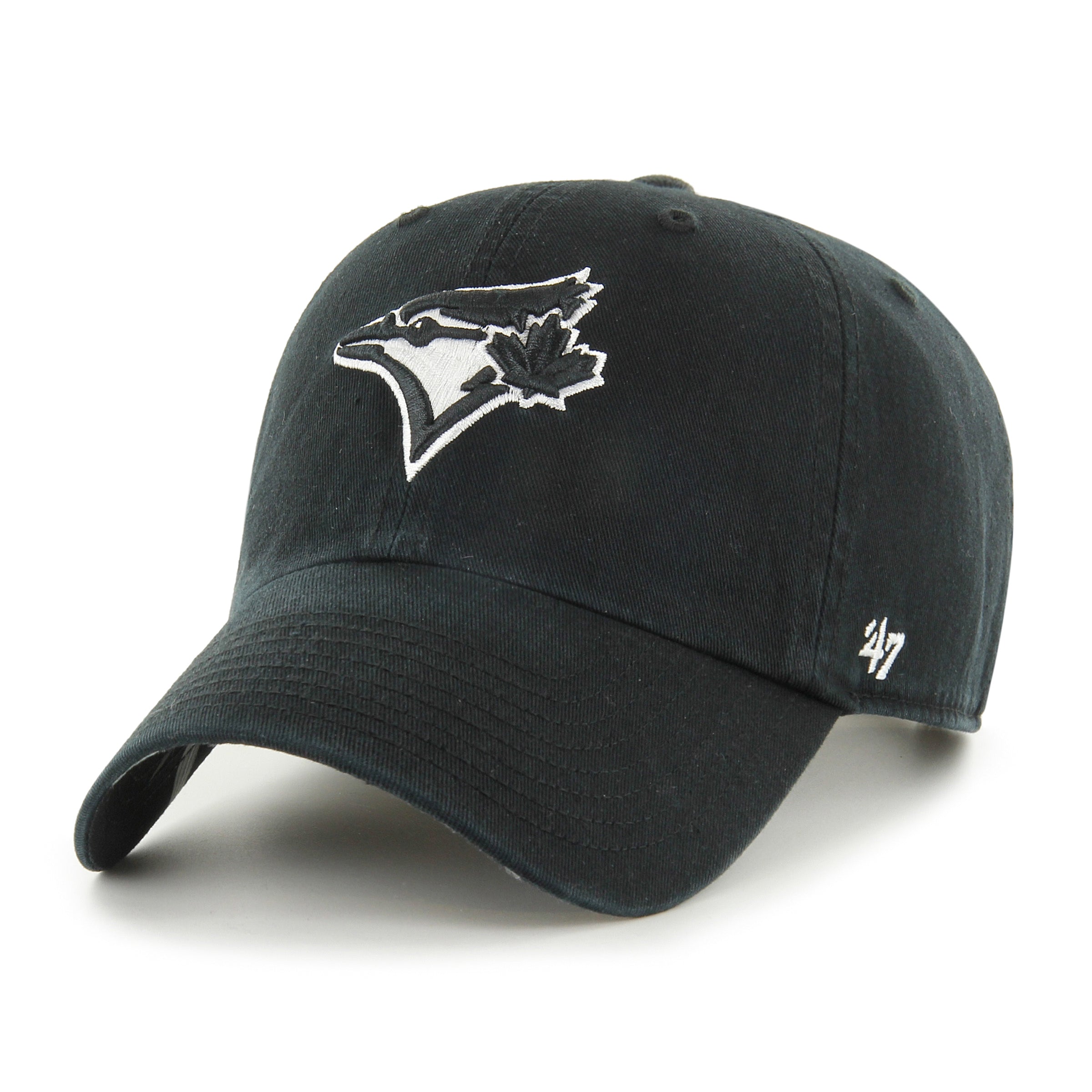 Casquette réglable noire Dark Tropic Clean Up des Blue Jays de Toronto MLB 47 Brand pour hommes