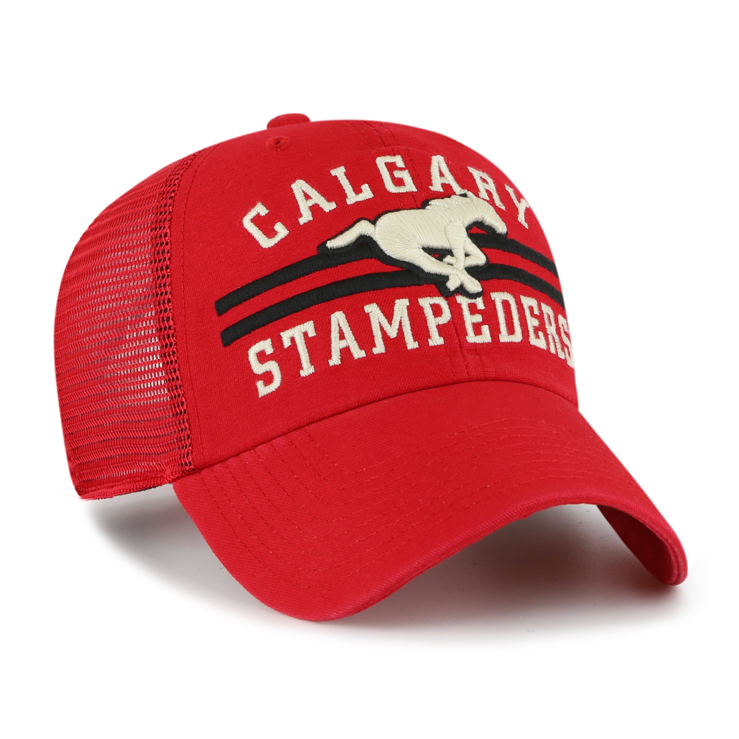 Calgary Stampeders CFL 47 Brand Men's Red Highpoint Clean Up Adjustable Hat