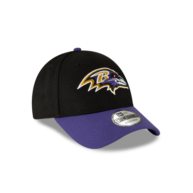 Baltimore Ravens NFL New Era Casquette réglable 9Forty The League noir/violet pour hommes