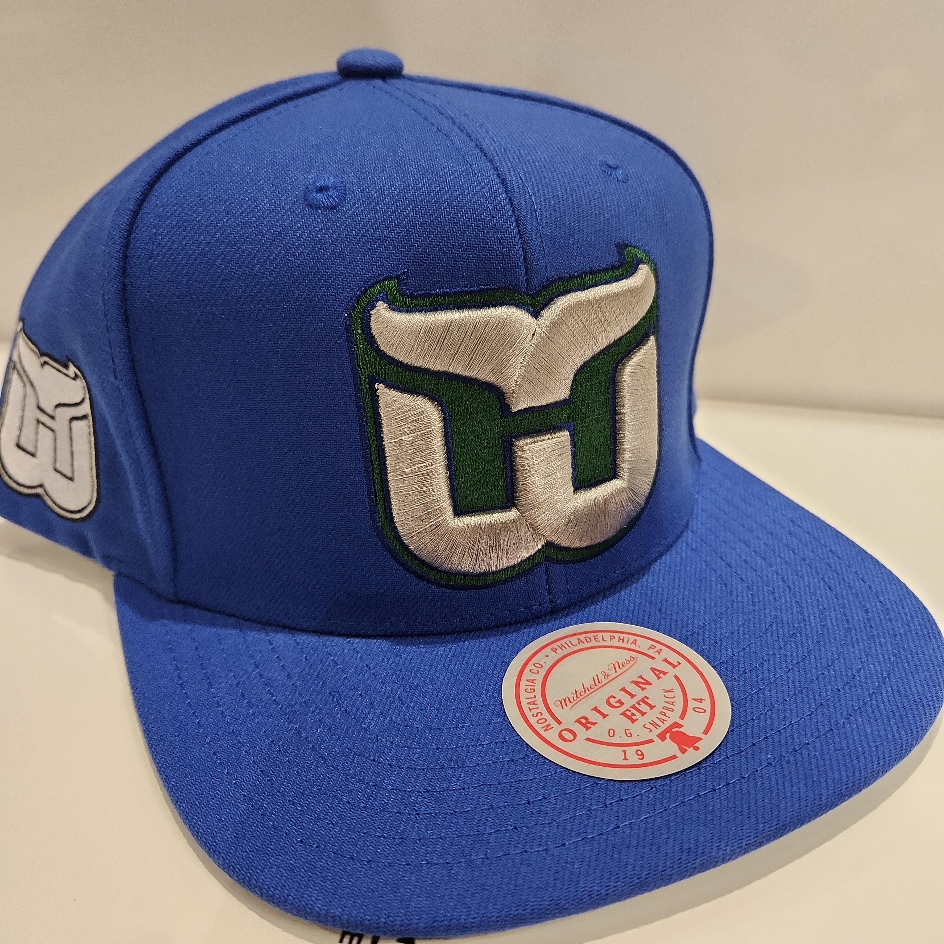 Hartford Whalers NHL Mitchell & Ness Men's Royal Blue Alternate Flip Snapback