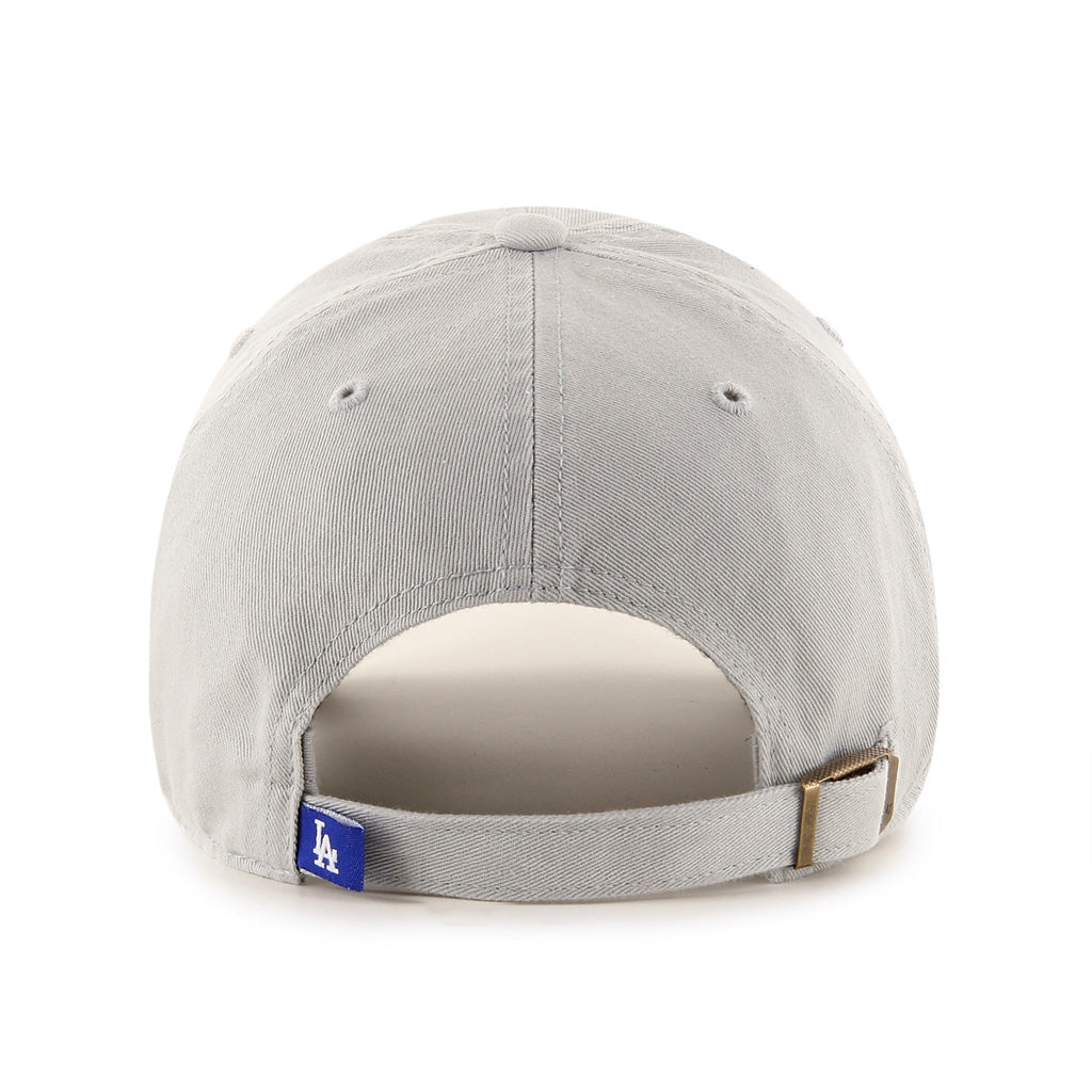 Los Angeles Dodgers MLB 47 Brand Men's Grey Clean Up Adjustable Hat