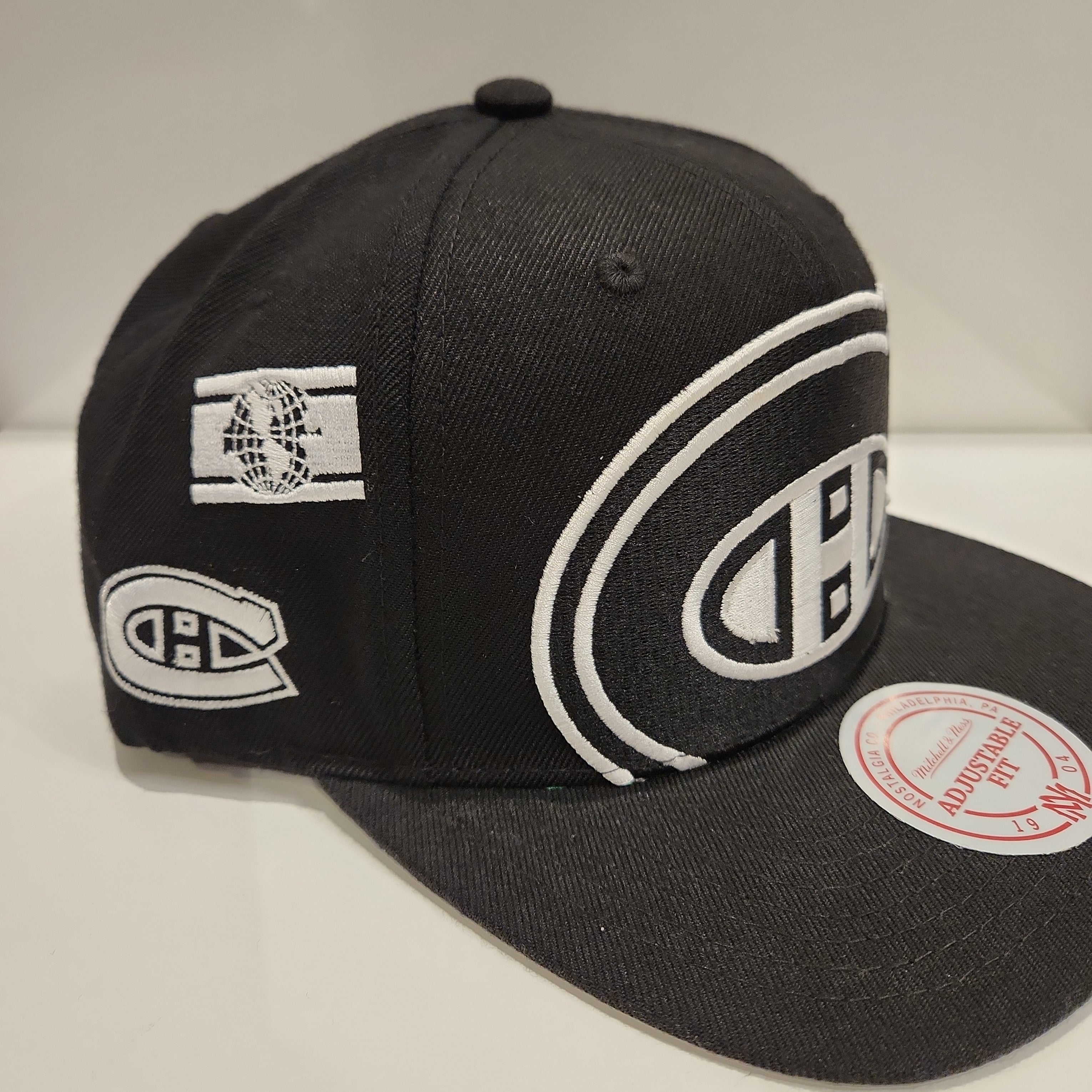 Montreal Canadiens NHL Mitchell & Ness Men's Black/White Night Snapback