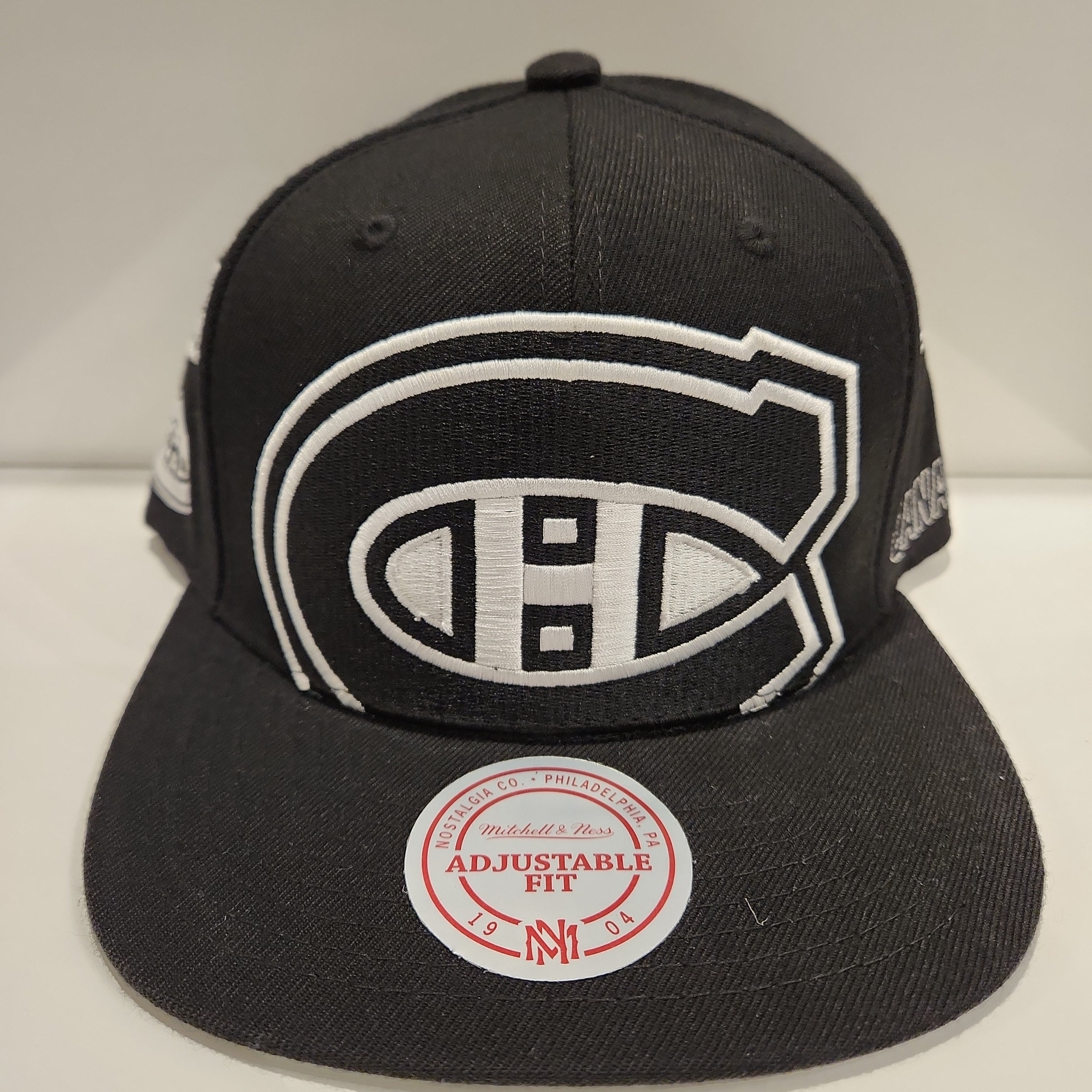 Montreal Canadiens NHL Mitchell & Ness Men's Black/White Night Snapback