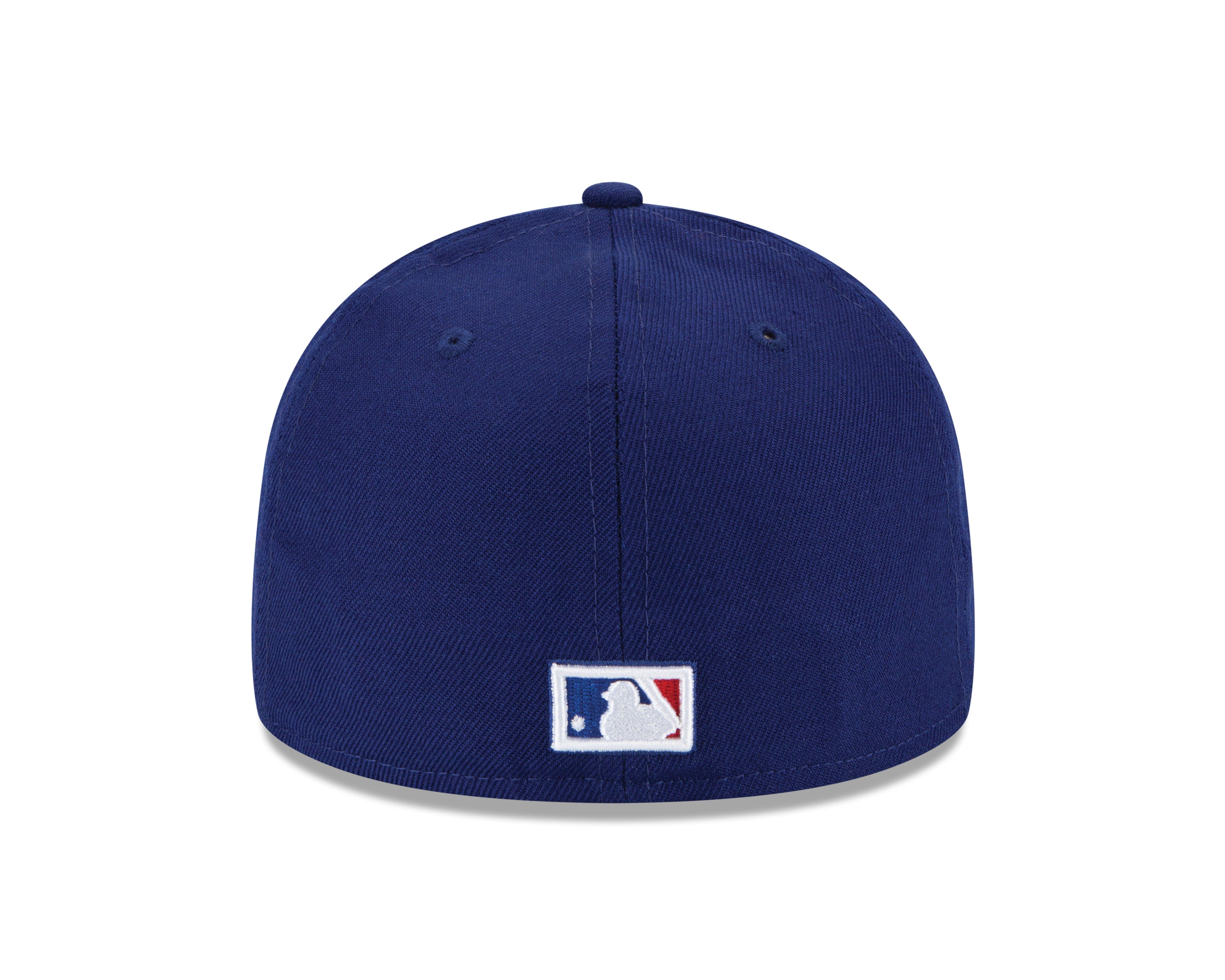 Montreal Expos MLB New Era Men's Dark Royal 59Fifty Authentic Game Fitted Hat