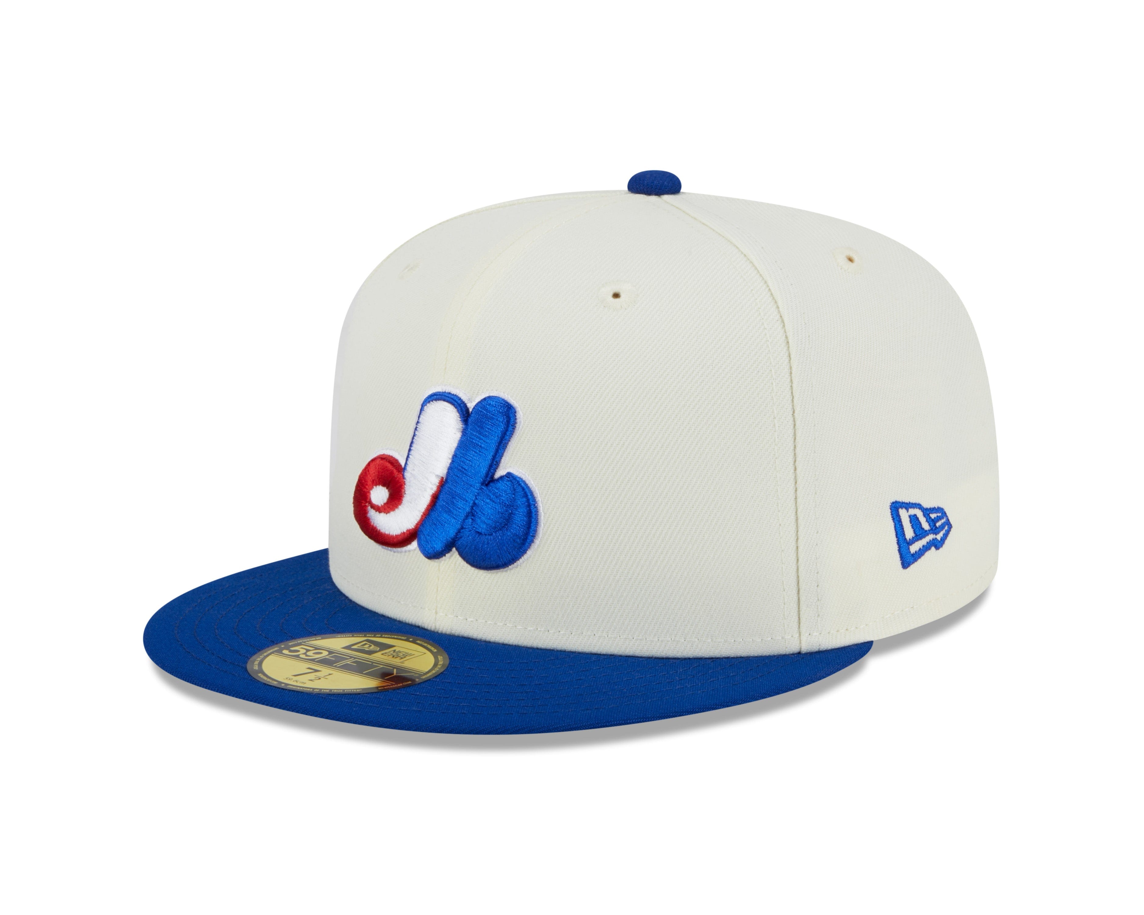 Montreal Expos MLB New Era Men's Off-White 59Fifty 1982 Cooperstown All Star Game Fitted Hat