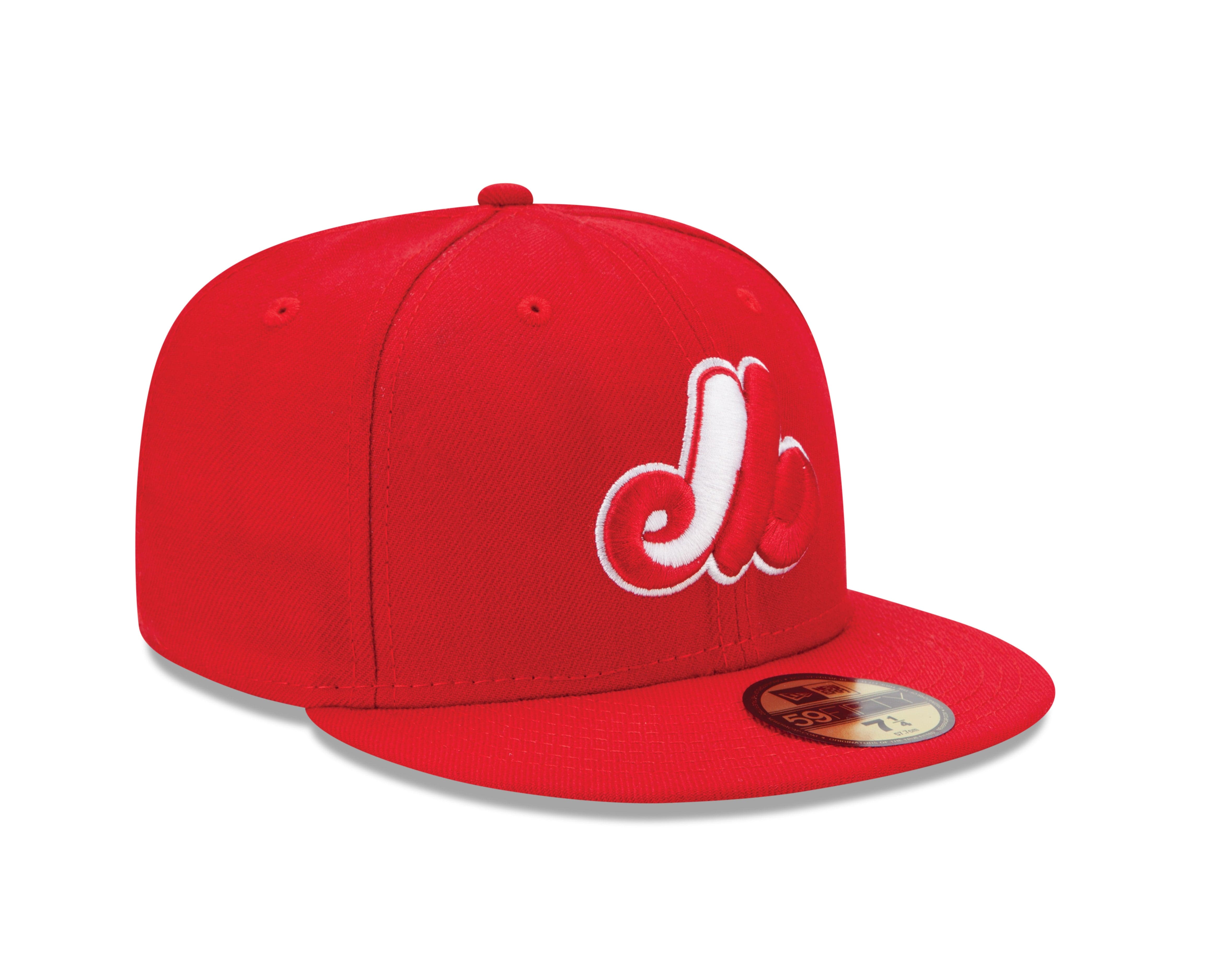 Montreal Expos MLB New Era Men's Red 59Fifty Cooperstown Fitted Hat