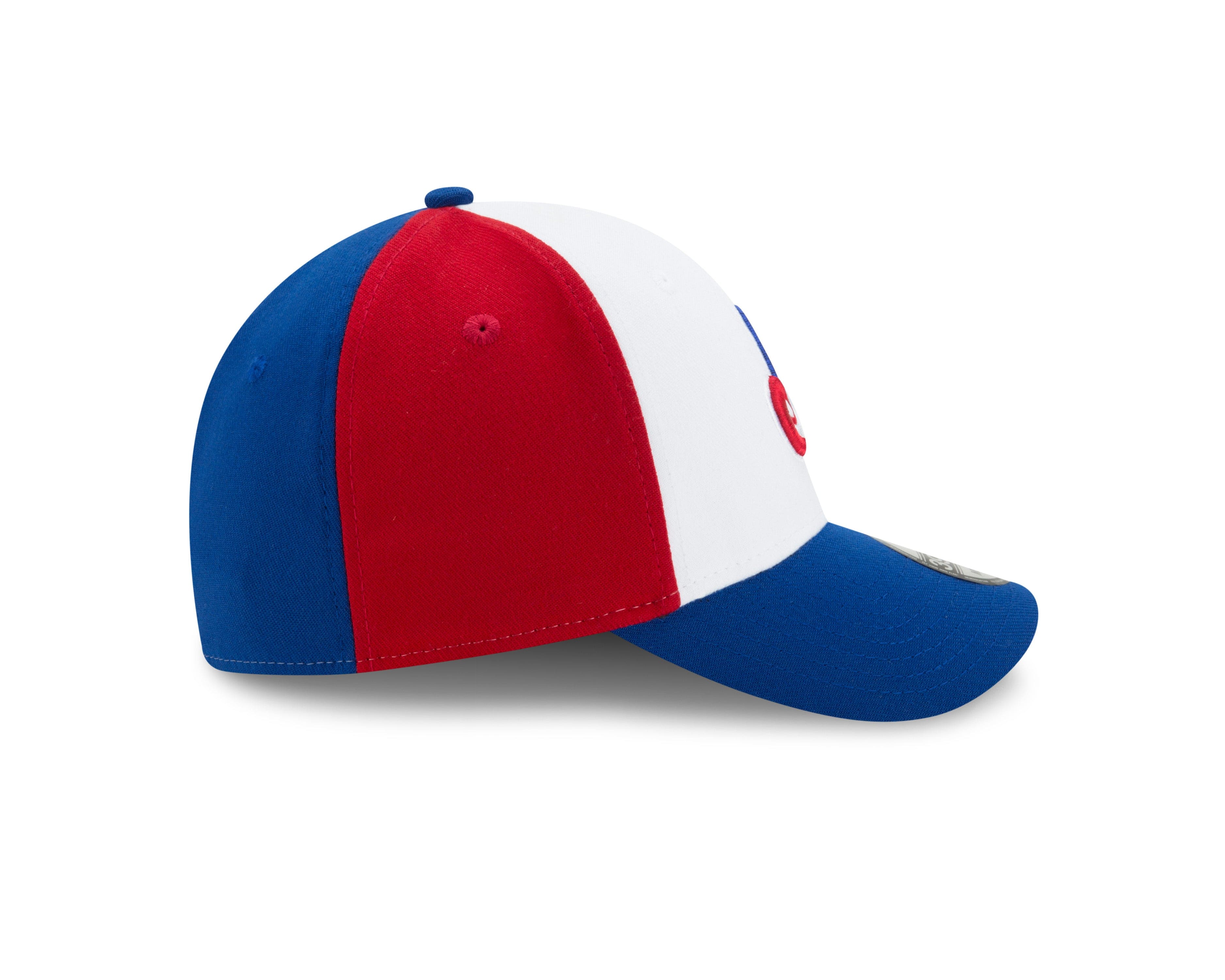 Montreal Expos MLB New Era Men's Tricolor 39Thirty Team Classic Stretch Fit Hat