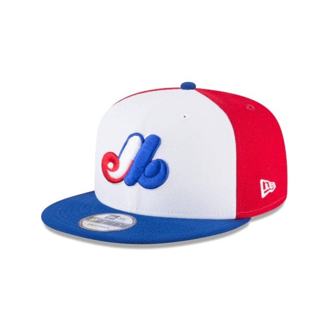 Montreal Expos MLB New Era Men's Tricolor 9Fifty Cooperstown Snapback