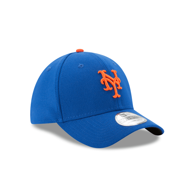 New York Mets MLB New Era Men's Blue 39Thirty Team Classic Stretch Fit Hat