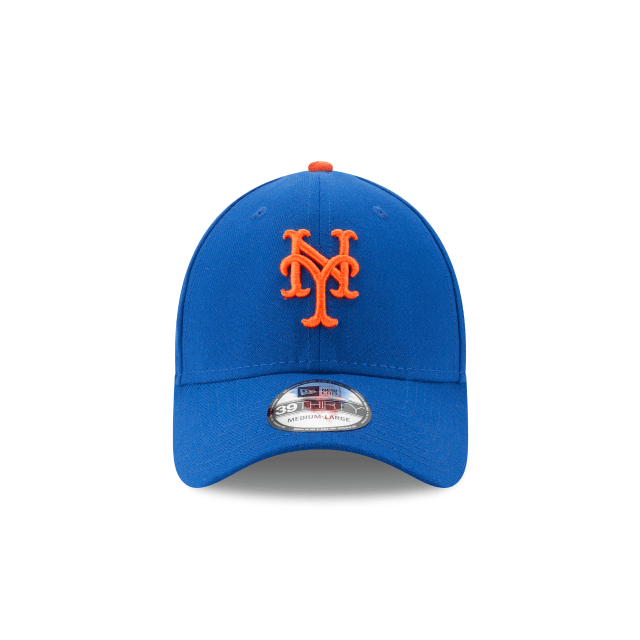 New York Mets MLB New Era Men's Blue 39Thirty Team Classic Stretch Fit Hat