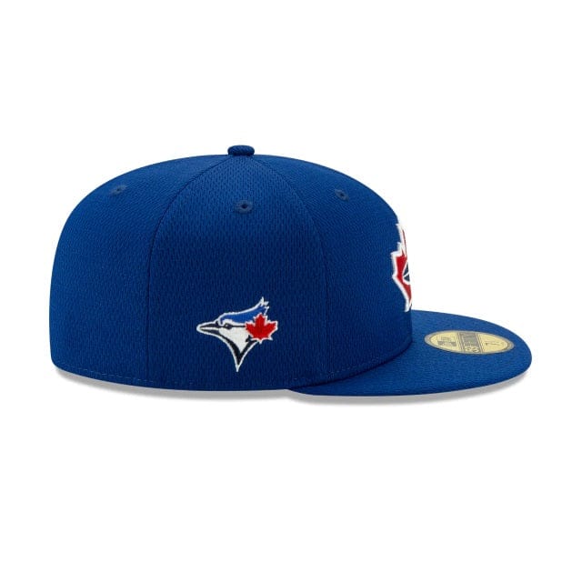 Toronto Blue Jays MLB New Era Men's Royal Blue 59Fifty Batting Practice Fitted Hat