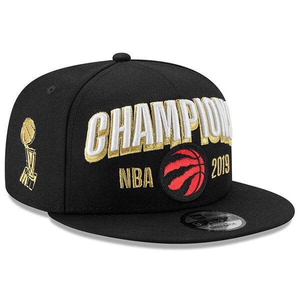 Toronto Raptors NBA New Era Men's Black 9Fifty 2019 NBA Finals Champions Locker Room Snapback