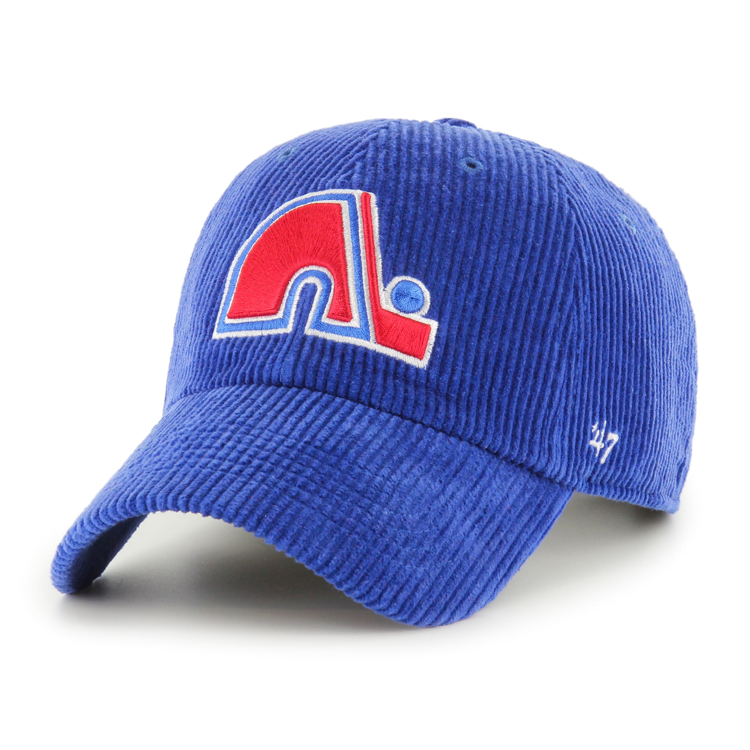 Nordiques de Québec NHL 47 Brand Casquette ajustable bleue à cordon épais pour hommes