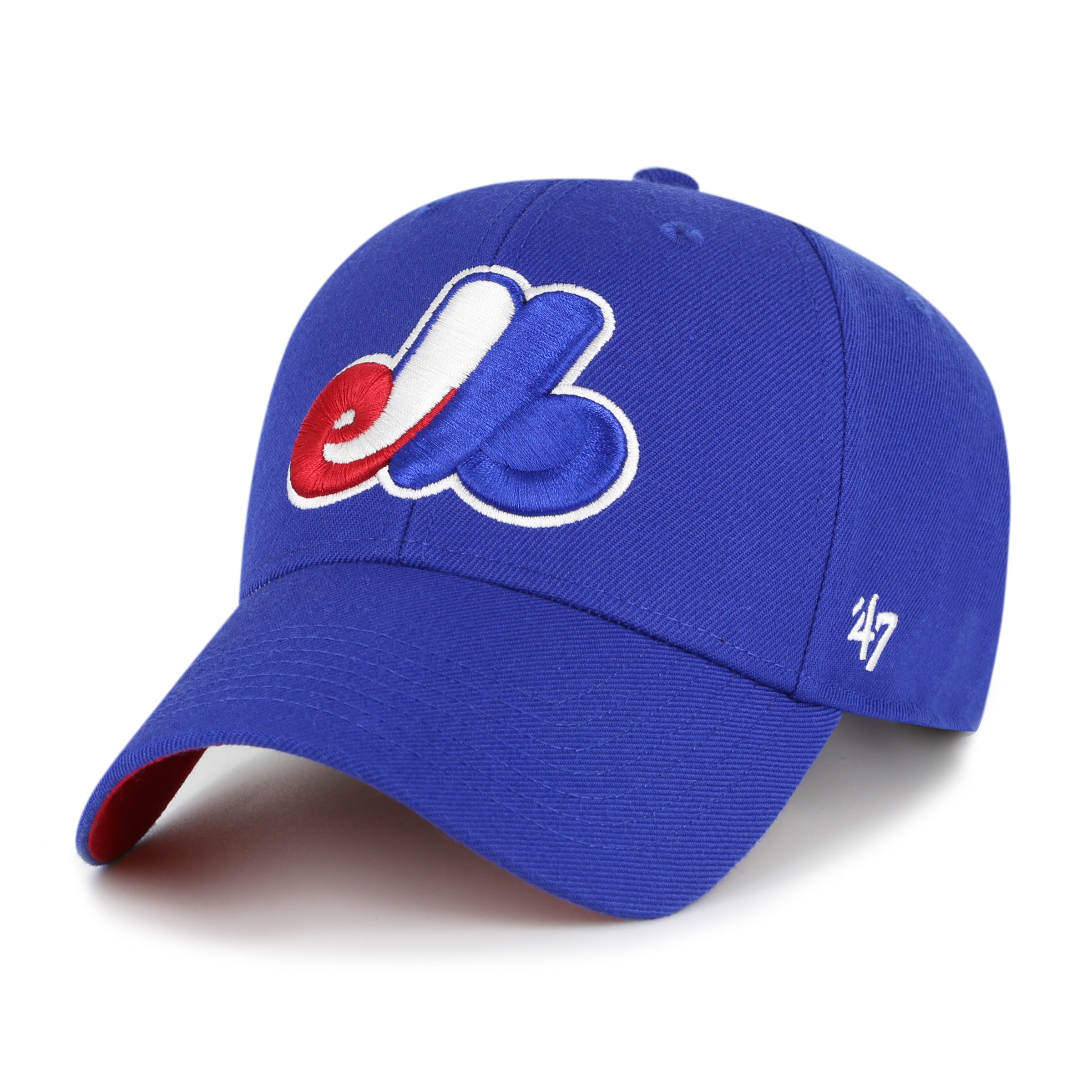 Expos de Montréal MLB 47 Brand Royal 125e anniversaire MVP Sure Shot Snapback